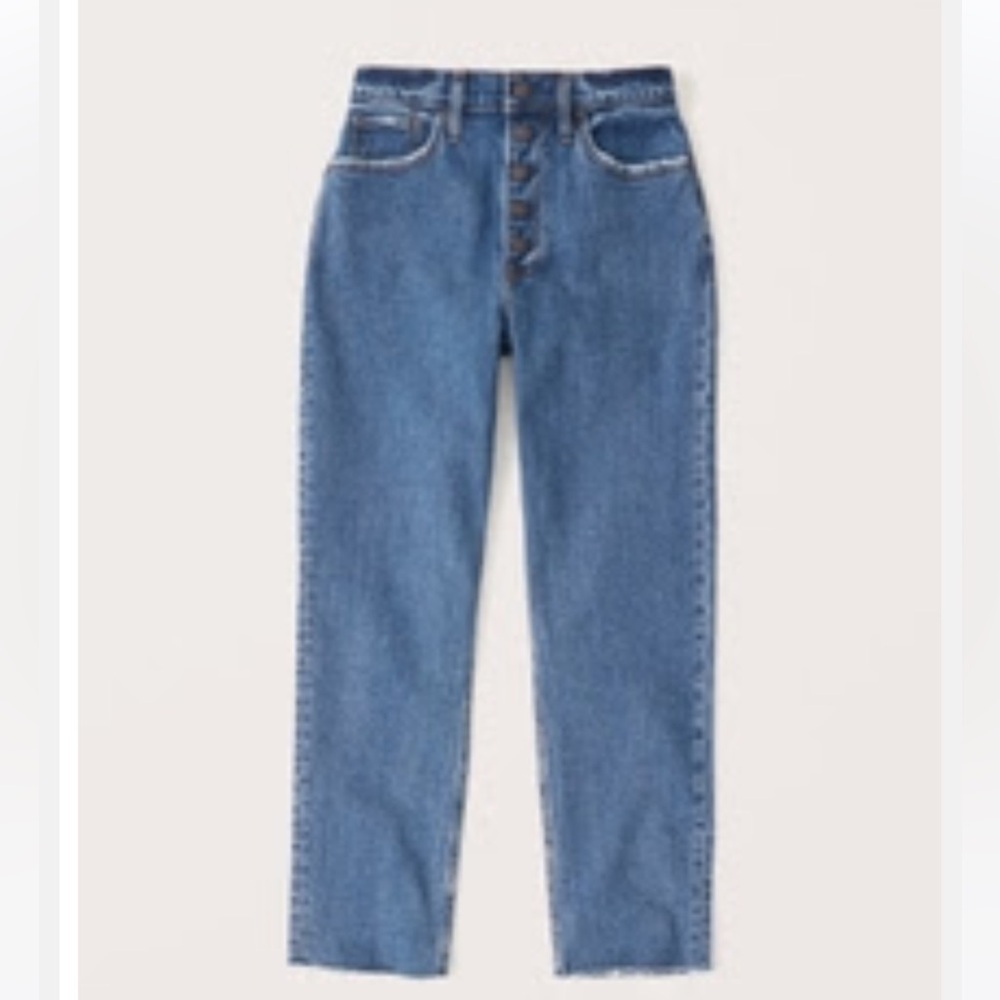 Abercrombie the mom high rise Jean size 26 S. Curve love - Picture 6 of 6